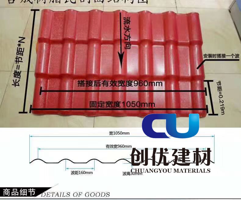 創優合成樹脂瓦